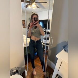 American eagle skinny jeans size 000